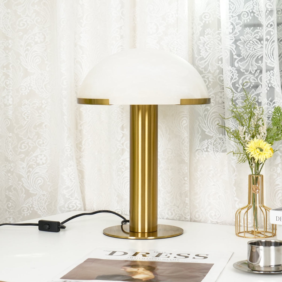 Keir Alabaster-Tischlampe