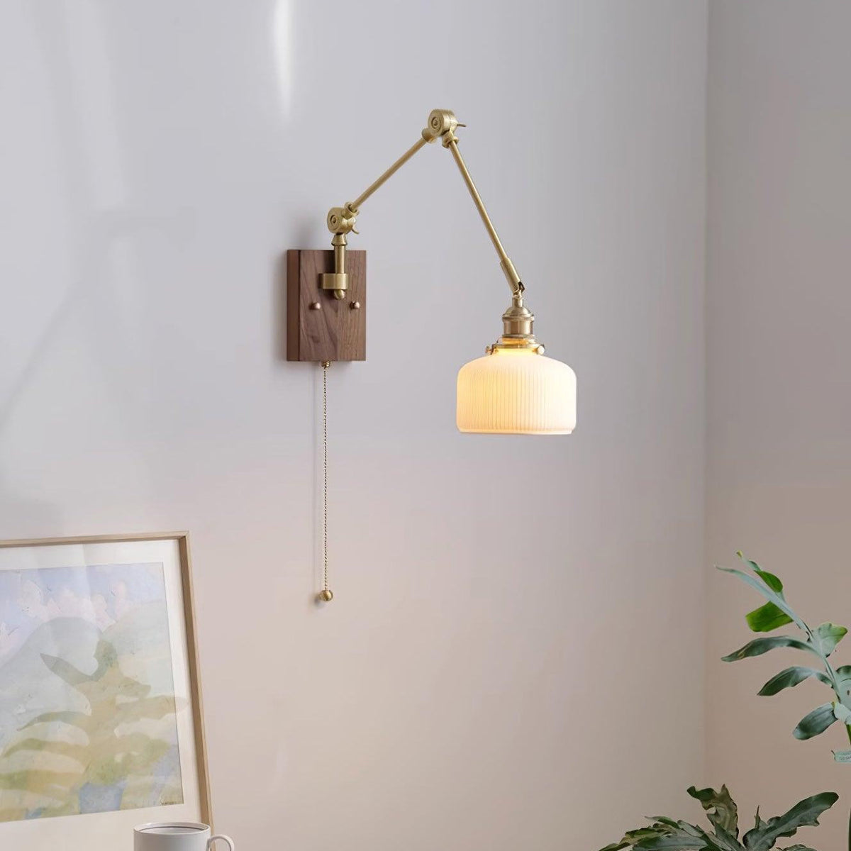 Vetra Vintage einstellbare Wandleuchte mit Schwenkarm