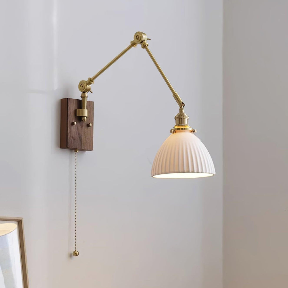 Vetra Vintage einstellbare Wandleuchte mit Schwenkarm