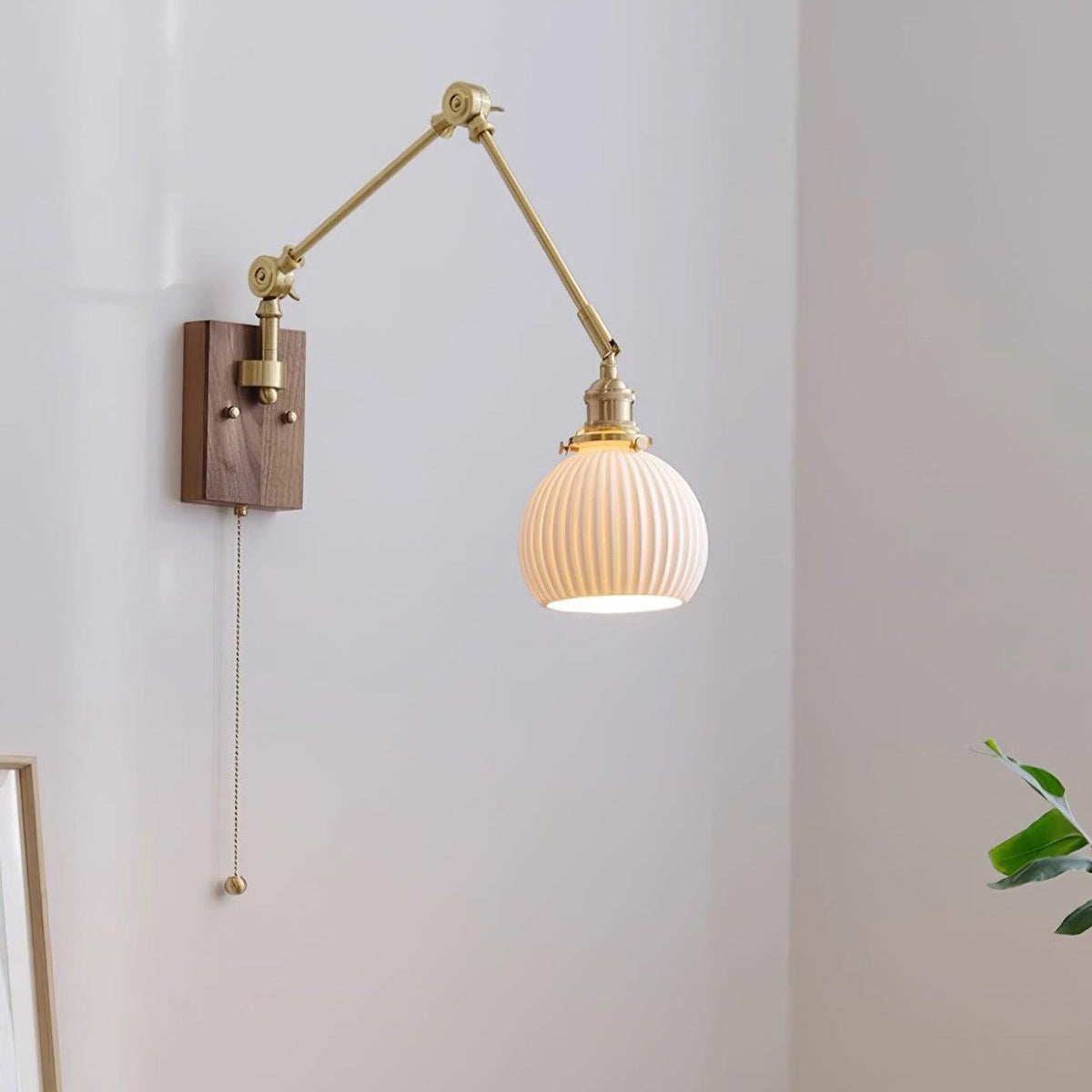 Vetra Vintage einstellbare Wandleuchte mit Schwenkarm