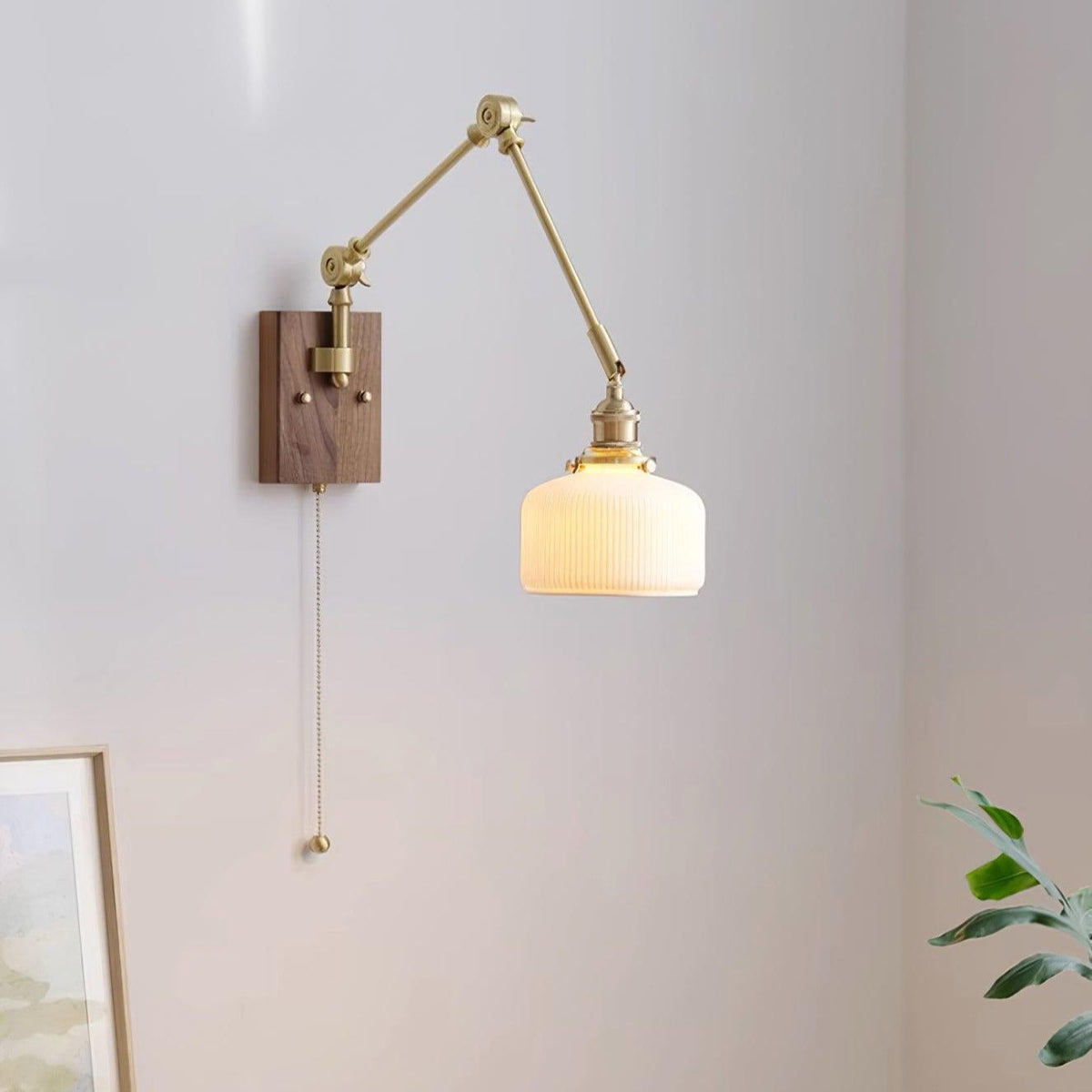 Vetra Vintage einstellbare Wandleuchte mit Schwenkarm