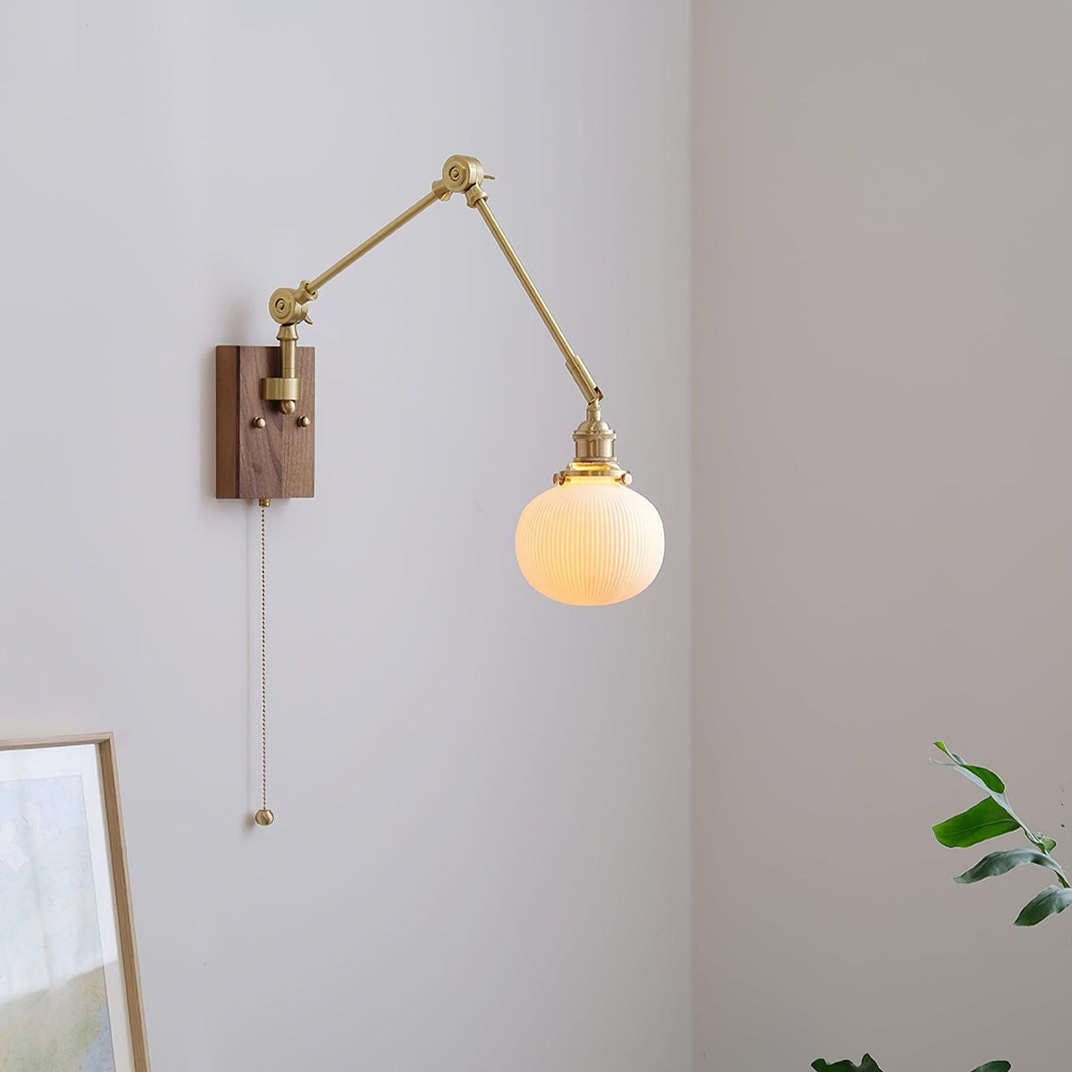 Vetra Vintage einstellbare Wandleuchte mit Schwenkarm