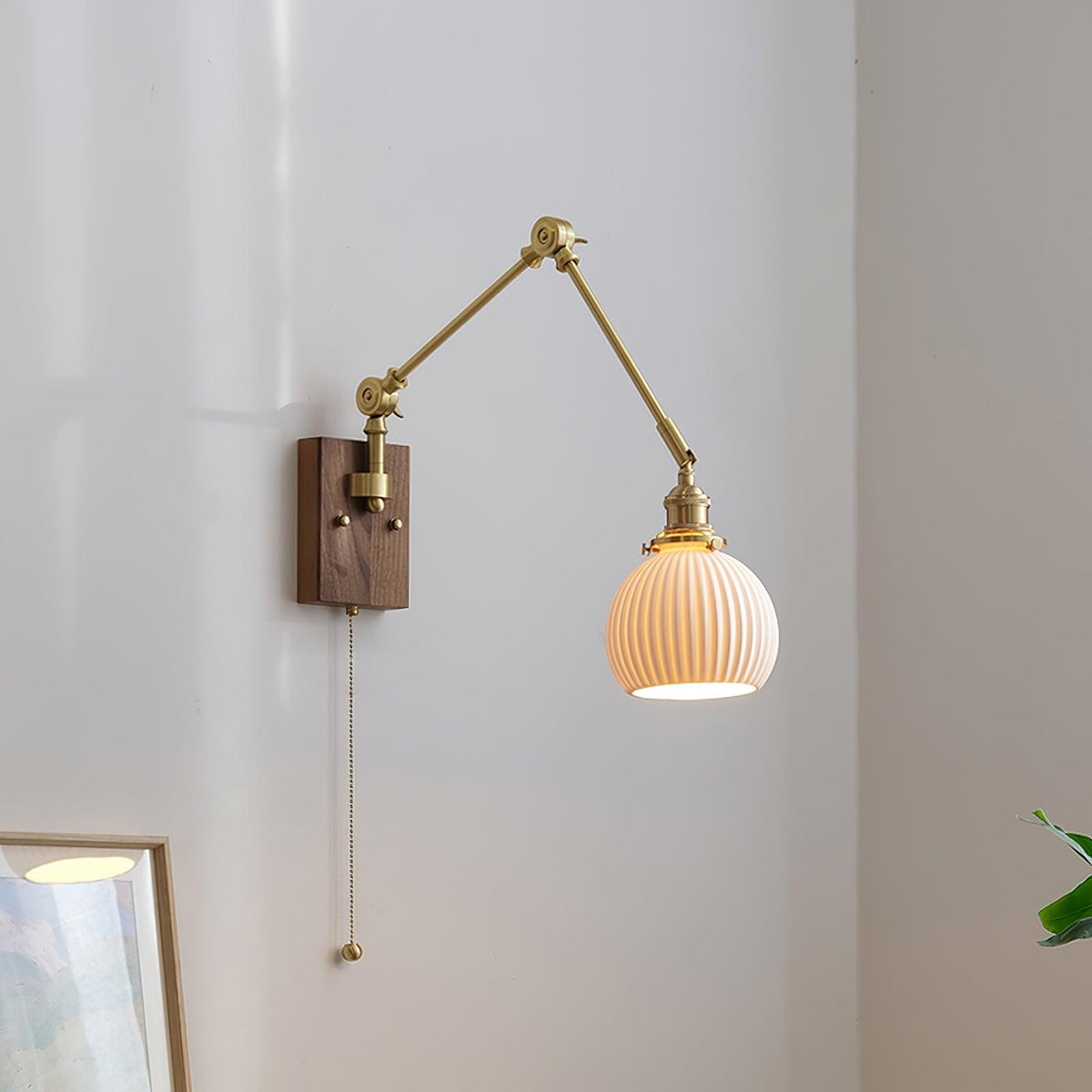 Vetra Vintage einstellbare Wandleuchte mit Schwenkarm