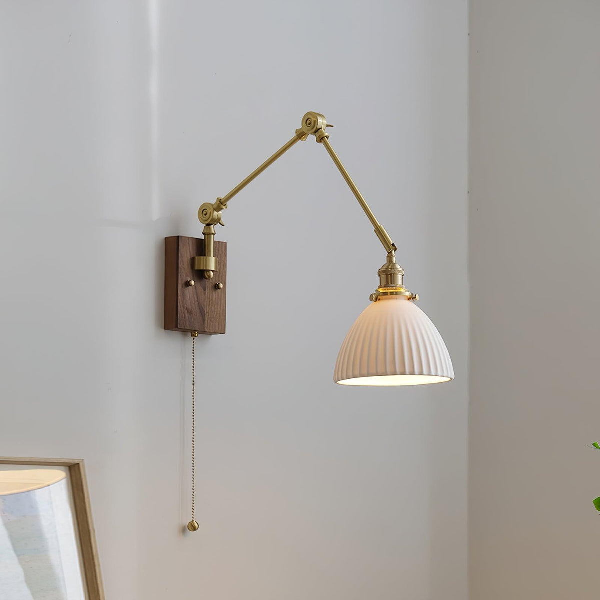 Vetra Vintage einstellbare Wandleuchte mit Schwenkarm