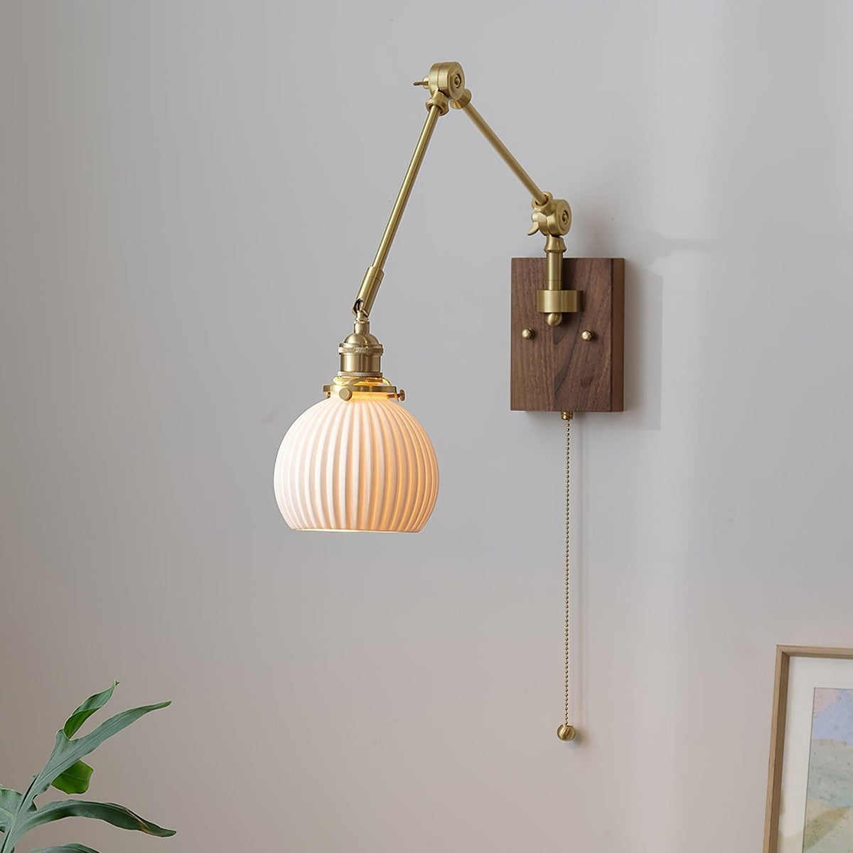 Vetra Vintage einstellbare Wandleuchte mit Schwenkarm