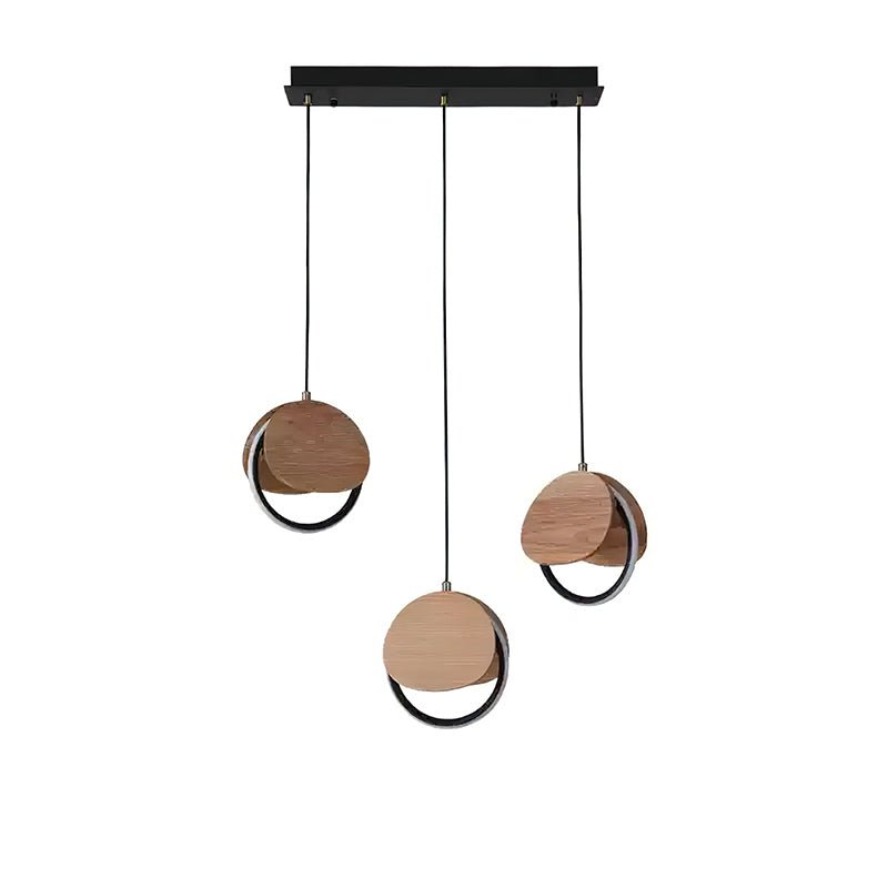 Avvelen Geometrische Pendelleuchte aus Holz