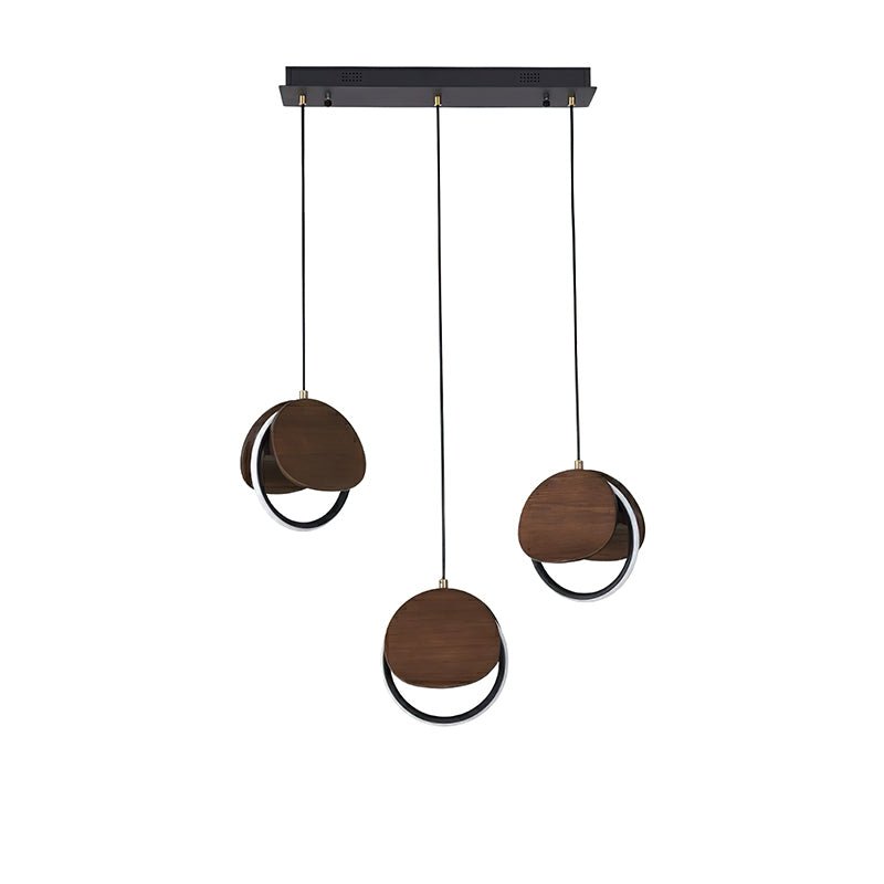 Avvelen Geometrische Pendelleuchte aus Holz