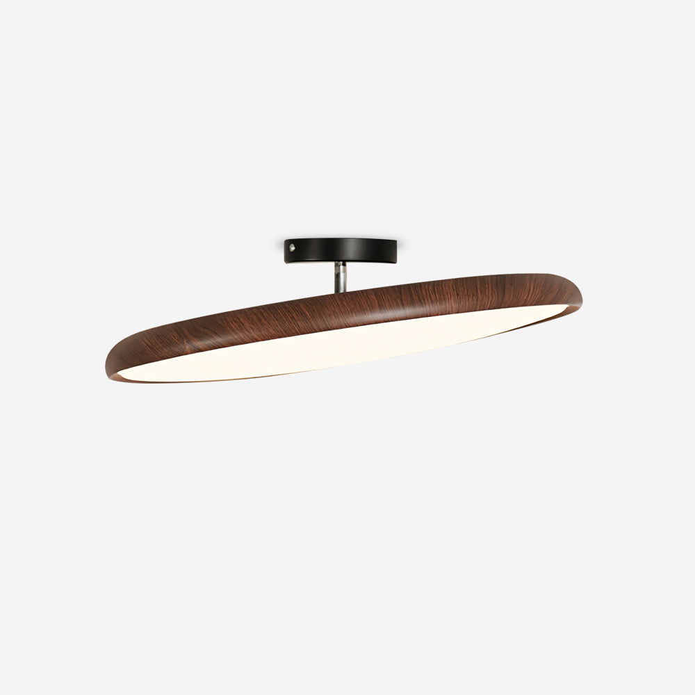 Aira Oval Semi-Flush Deckenleuchte