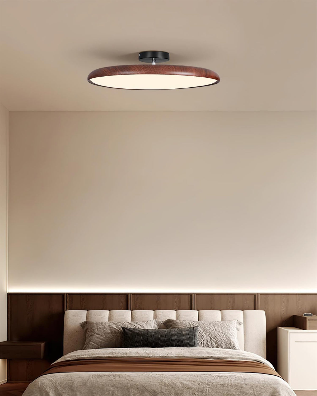 Aira Oval Semi-Flush Deckenleuchte