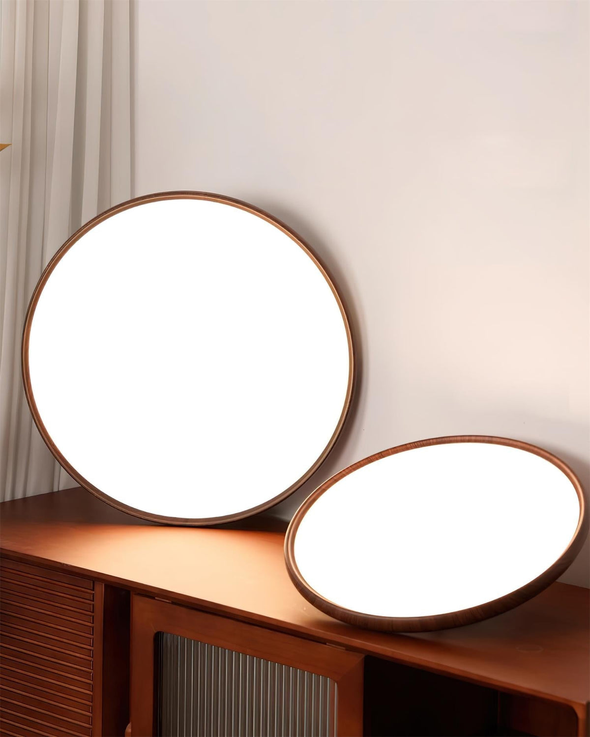 Aira Oval Semi-Flush Deckenleuchte
