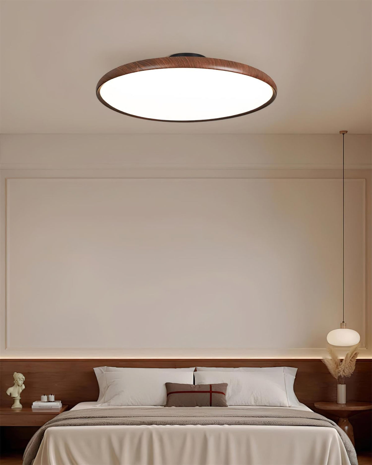 Aira Oval Semi-Flush Deckenleuchte