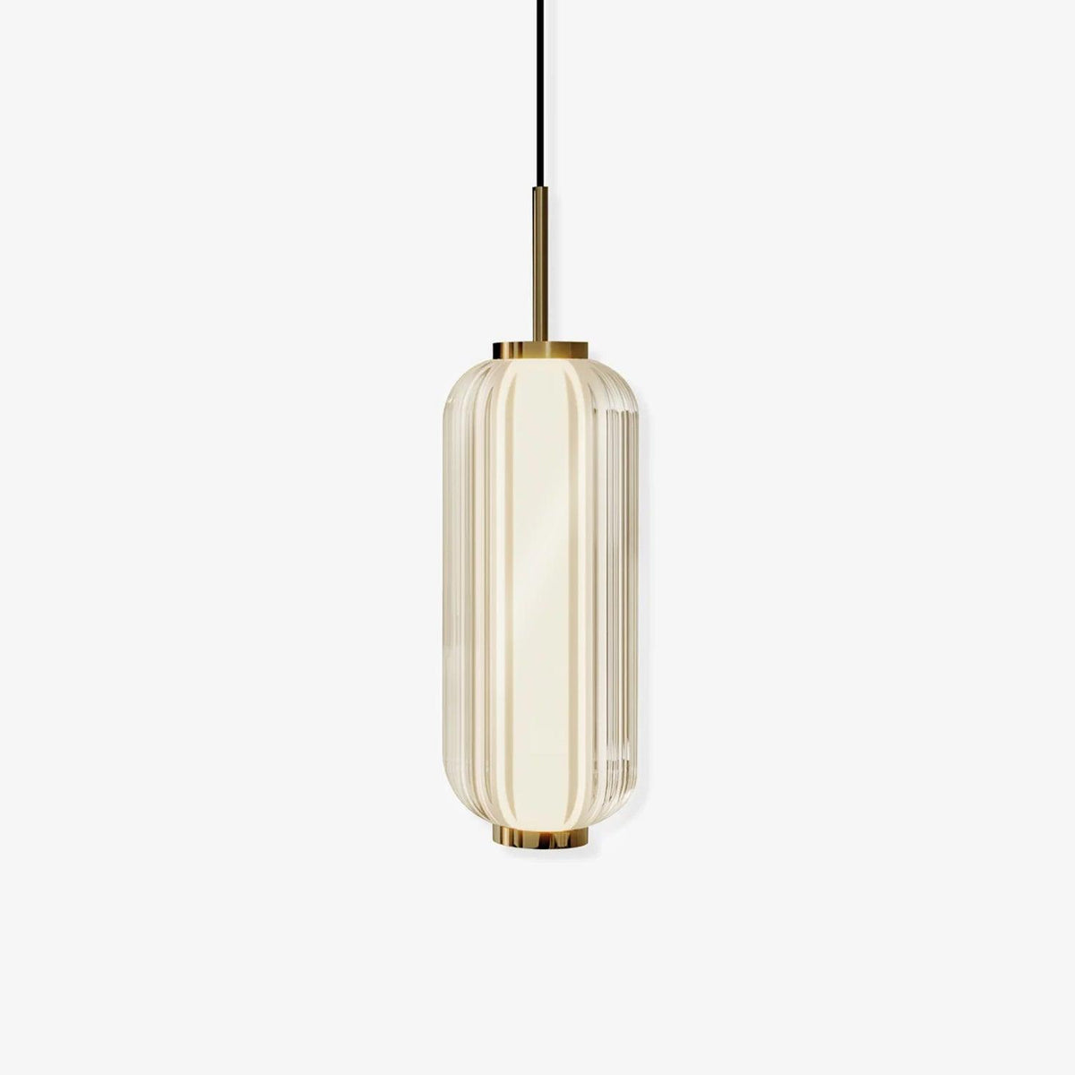 Cylindra moderne Pendelleuchte aus Glas