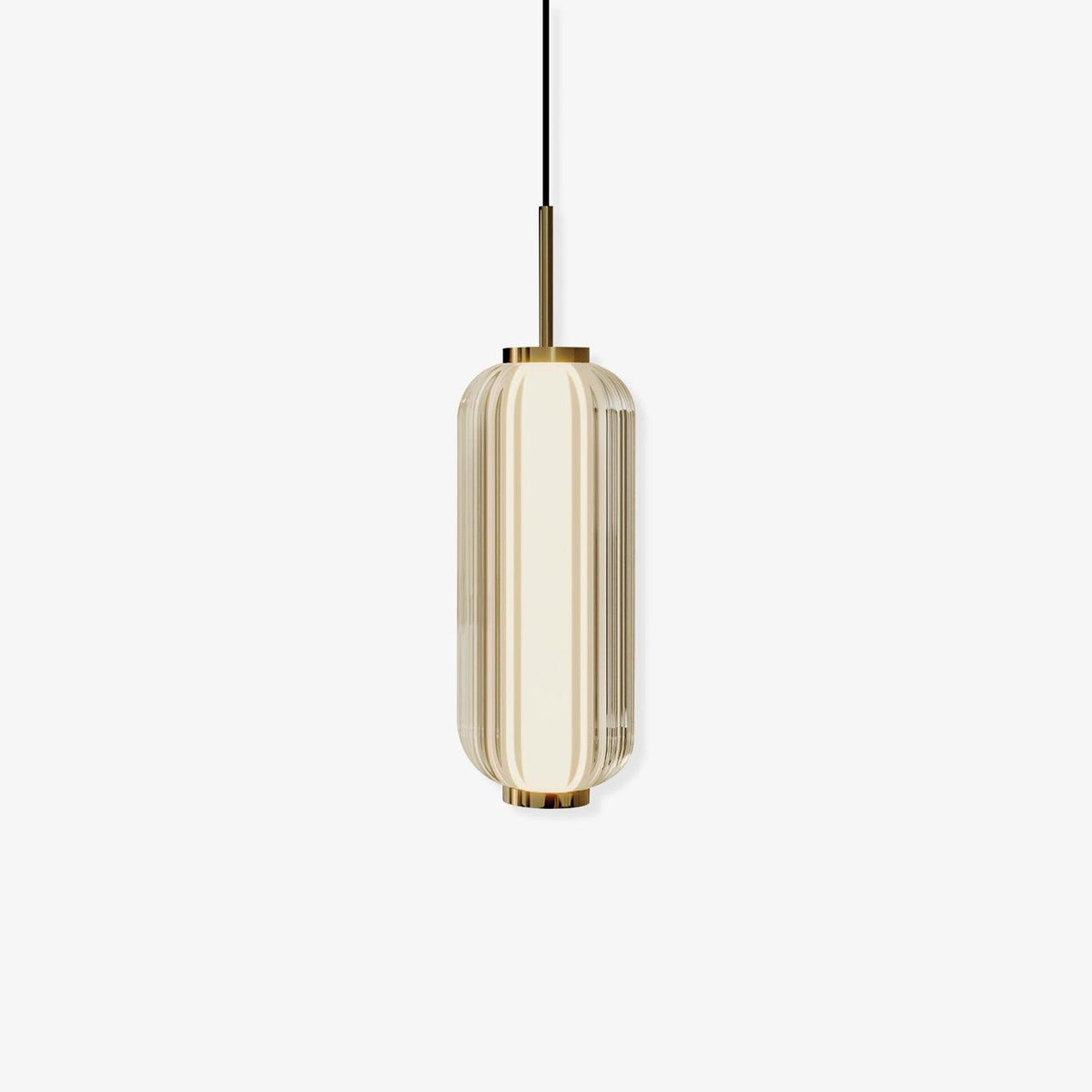 Cylindra moderne Pendelleuchte aus Glas