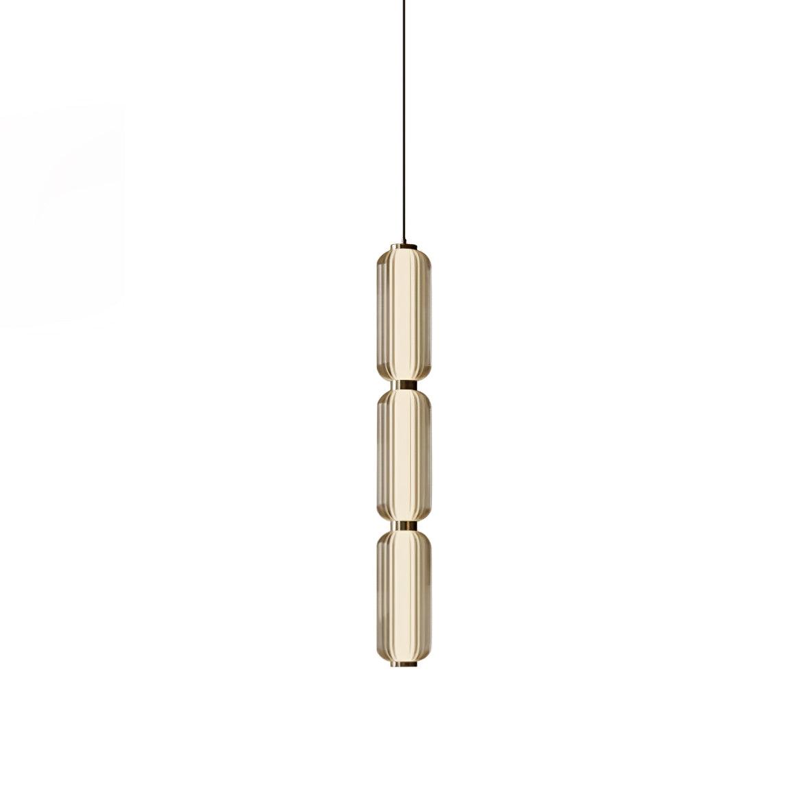 Cylindra moderne Pendelleuchte aus Glas