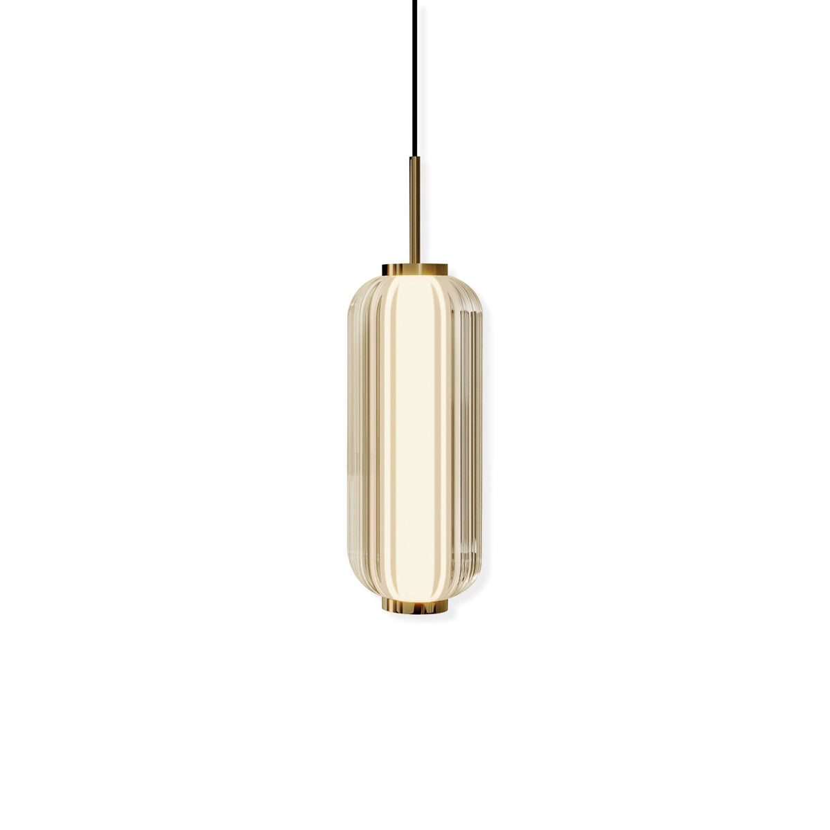 Cylindra moderne Pendelleuchte aus Glas