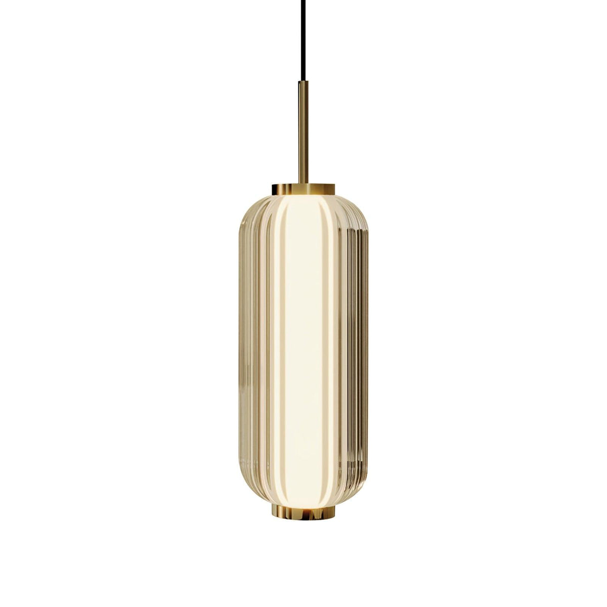 Cylindra moderne Pendelleuchte aus Glas