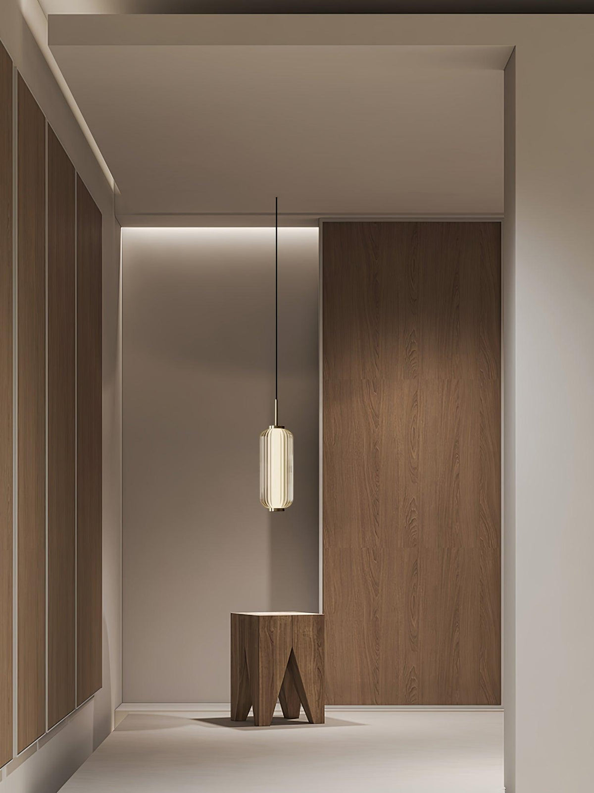 Cylindra moderne Pendelleuchte aus Glas