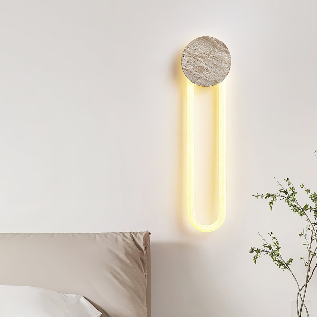 Mysolel Travertine Wandleuchte