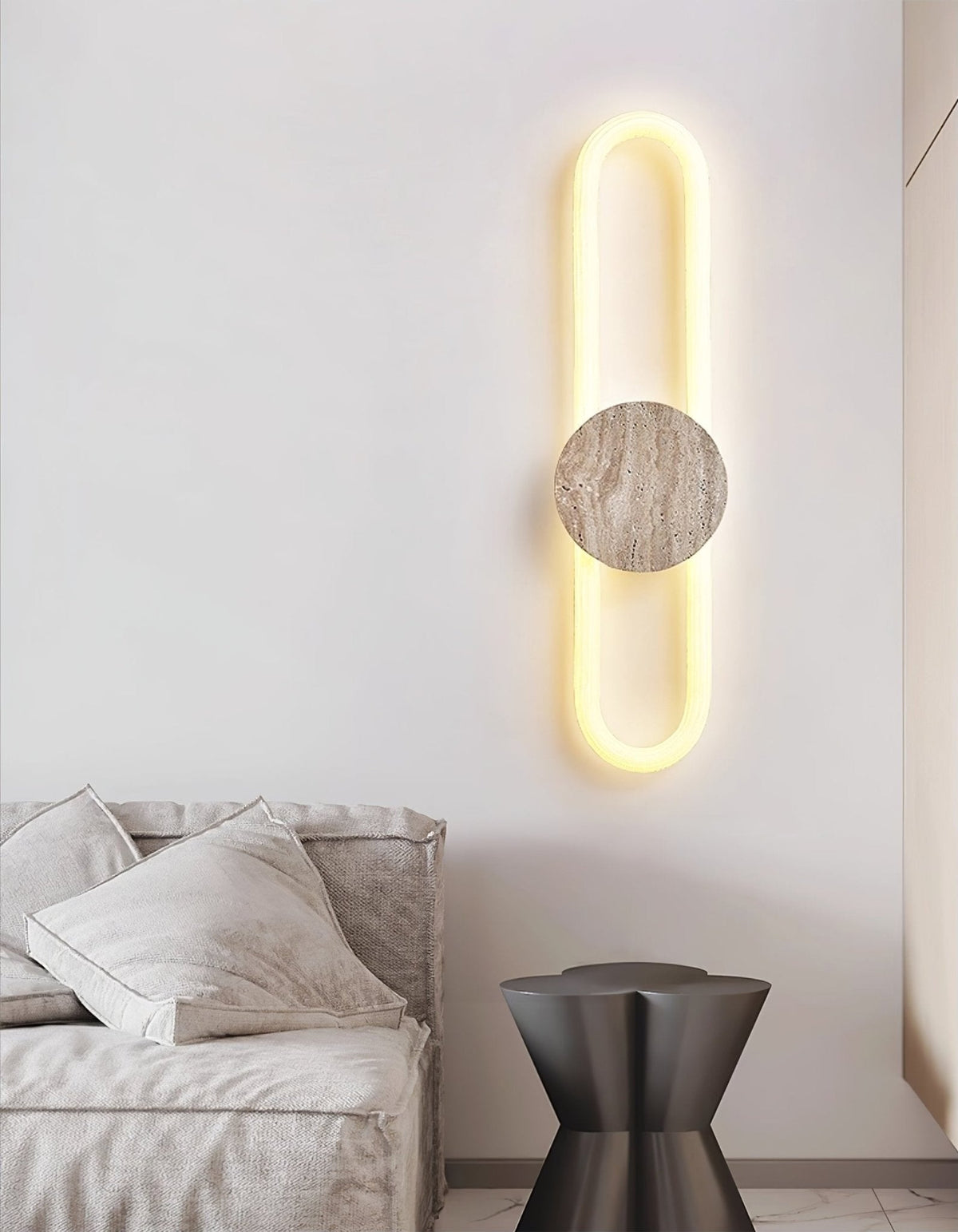 Mysolel Travertine Wandleuchte
