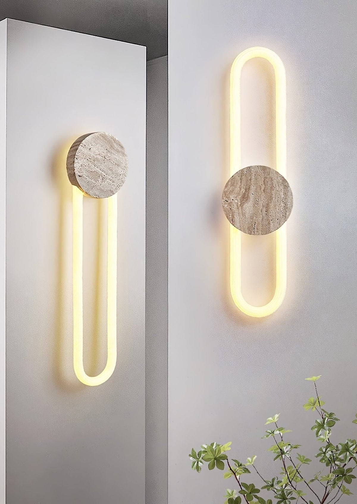 Mysolel Travertine Wandleuchte