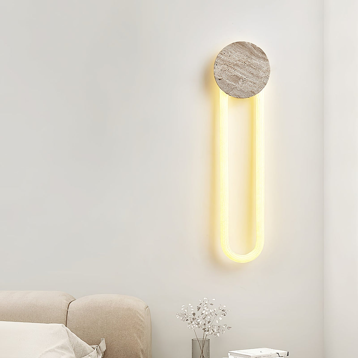 Mysolel Travertine Wandleuchte