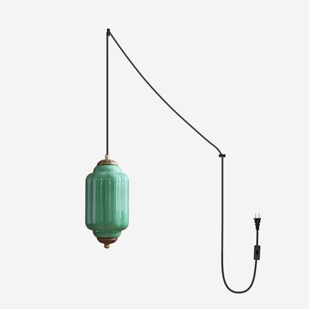 Veleaine Pendelleuchte aus Glas mit Stecker