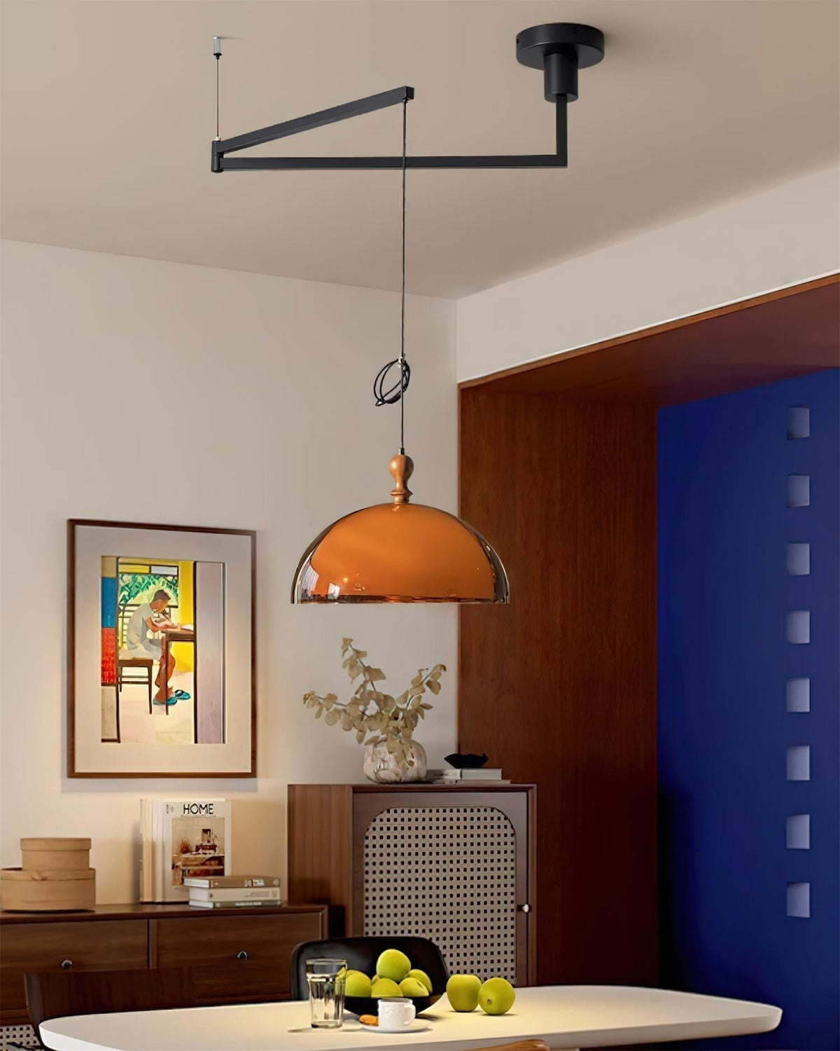 Vika Pendelleuchte mit Schwenkarmlampe