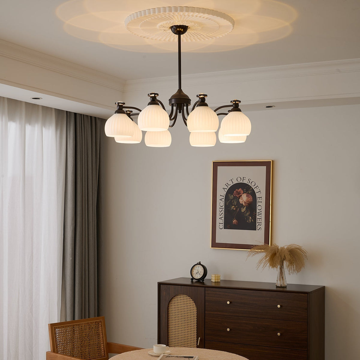 Calaeor Premium Elegance Kronleuchter aus Glas