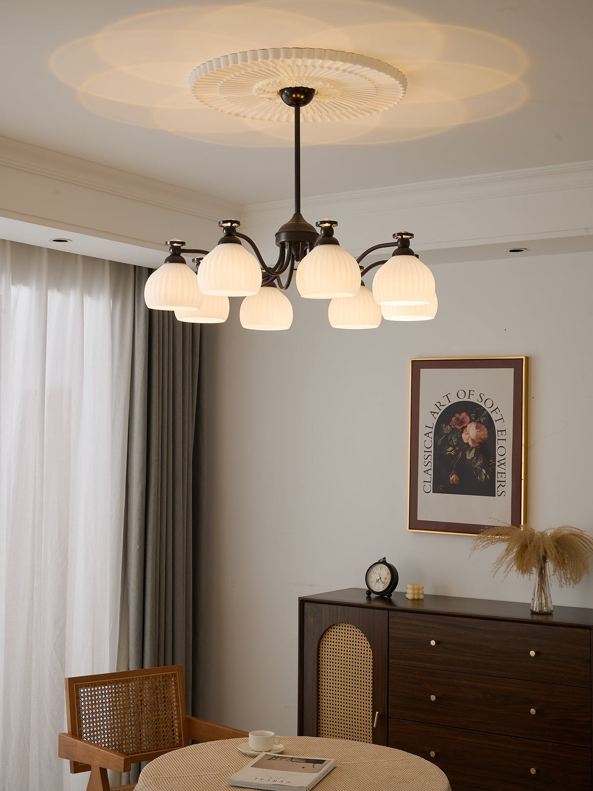 Calaeor Premium Elegance Kronleuchter aus Glas