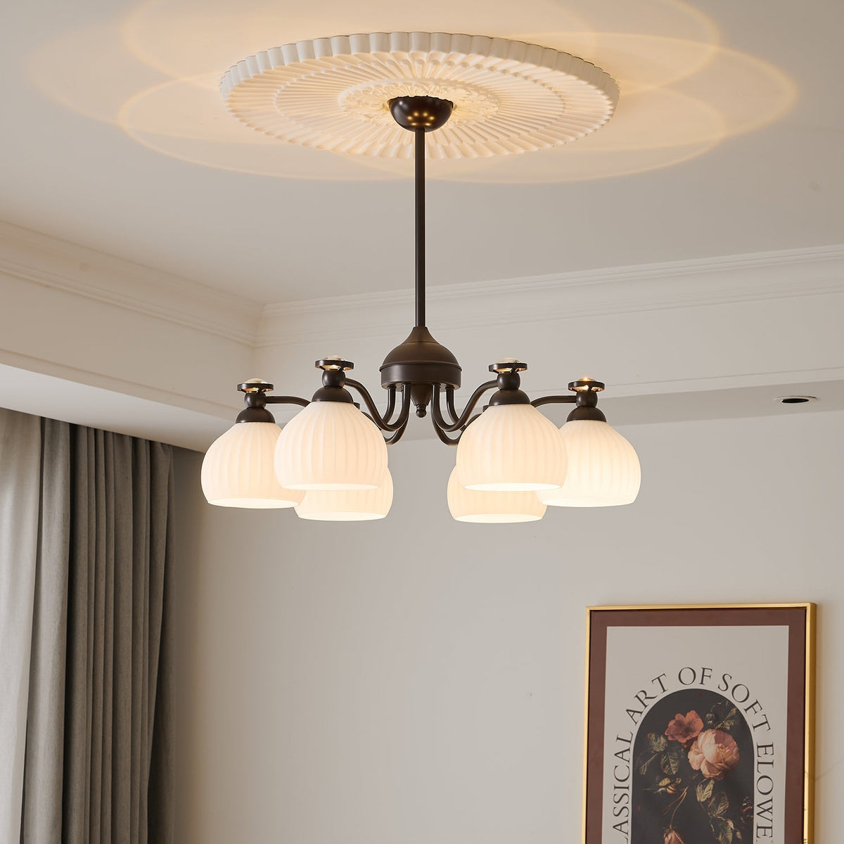 Calaeor Premium Elegance Kronleuchter aus Glas