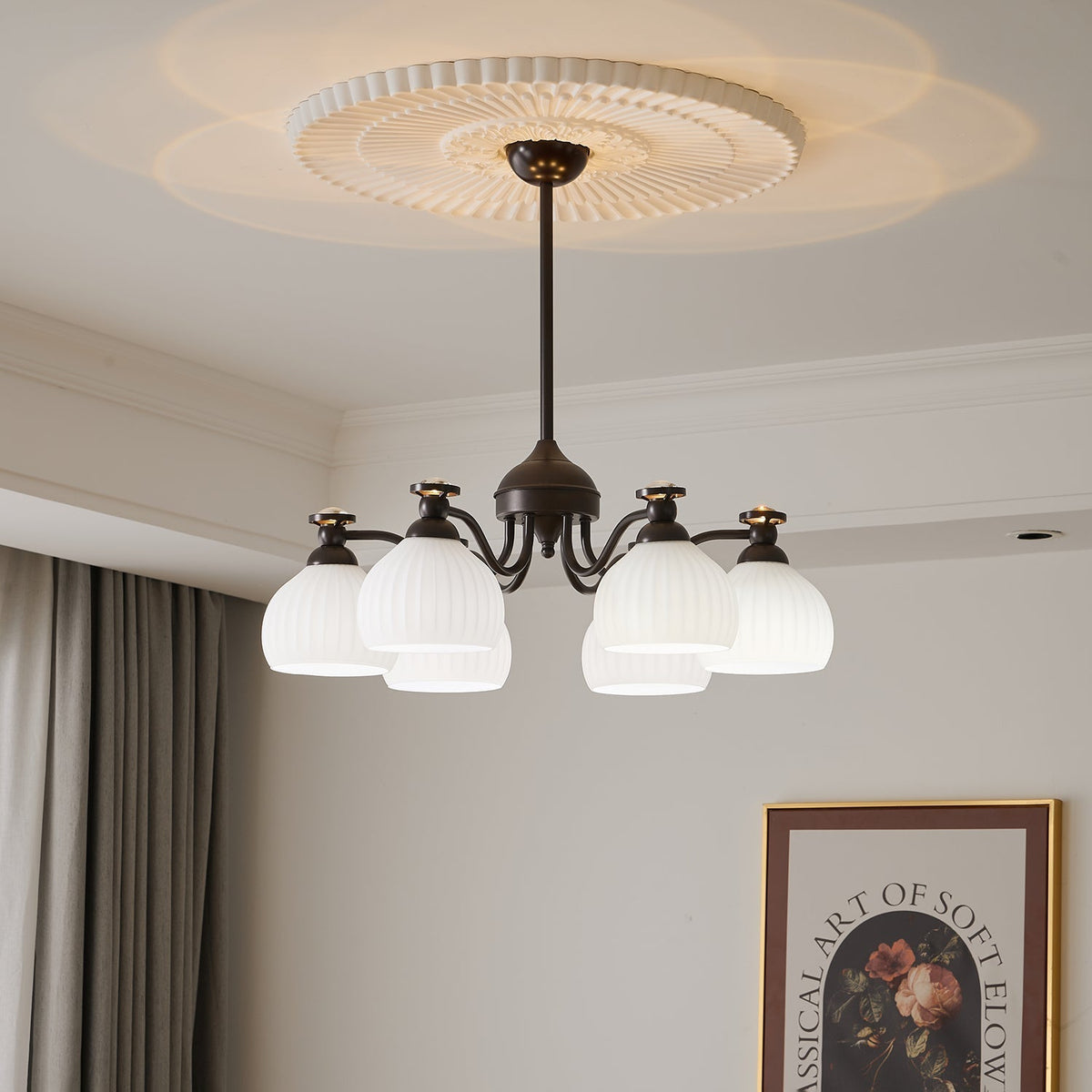 Calaeor Premium Elegance Kronleuchter aus Glas