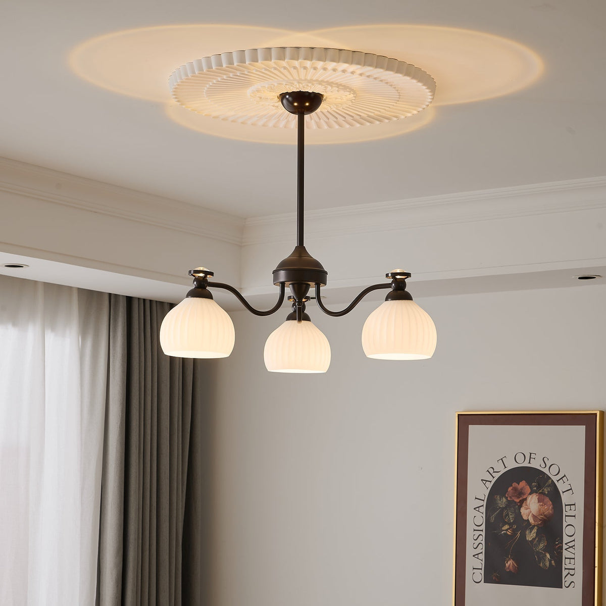 Calaeor Premium Elegance Kronleuchter aus Glas