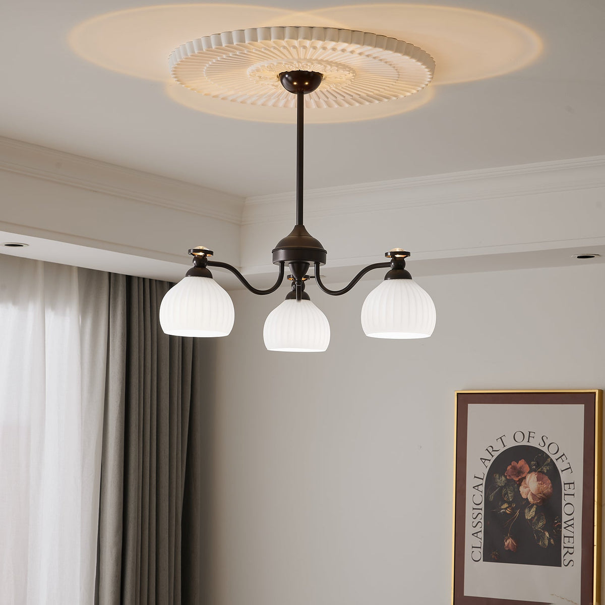 Calaeor Premium Elegance Kronleuchter aus Glas