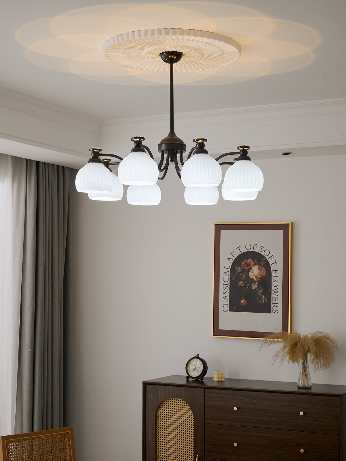 Calaeor Premium Elegance Kronleuchter aus Glas