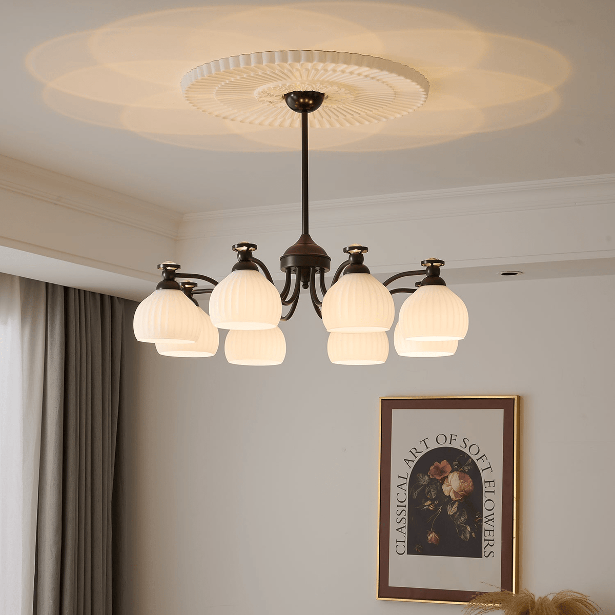 Calaeor Premium Elegance Kronleuchter aus Glas