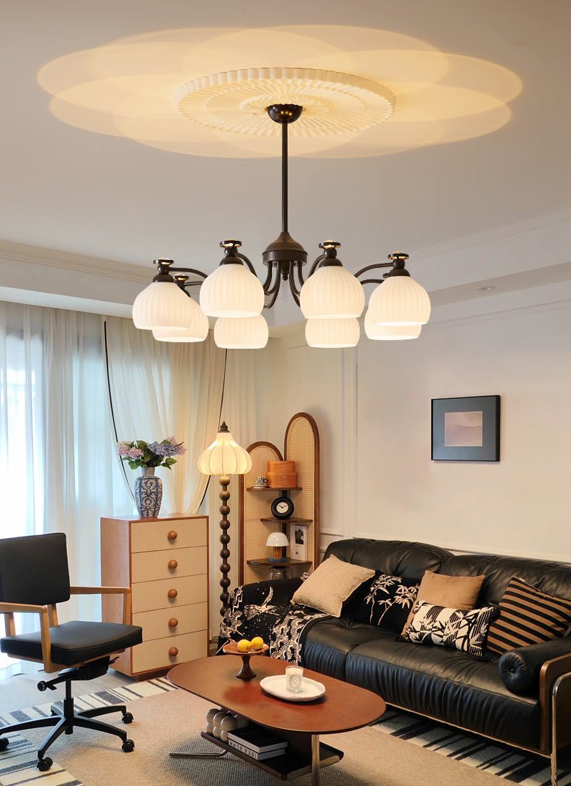 Calaeor Premium Elegance Kronleuchter aus Glas