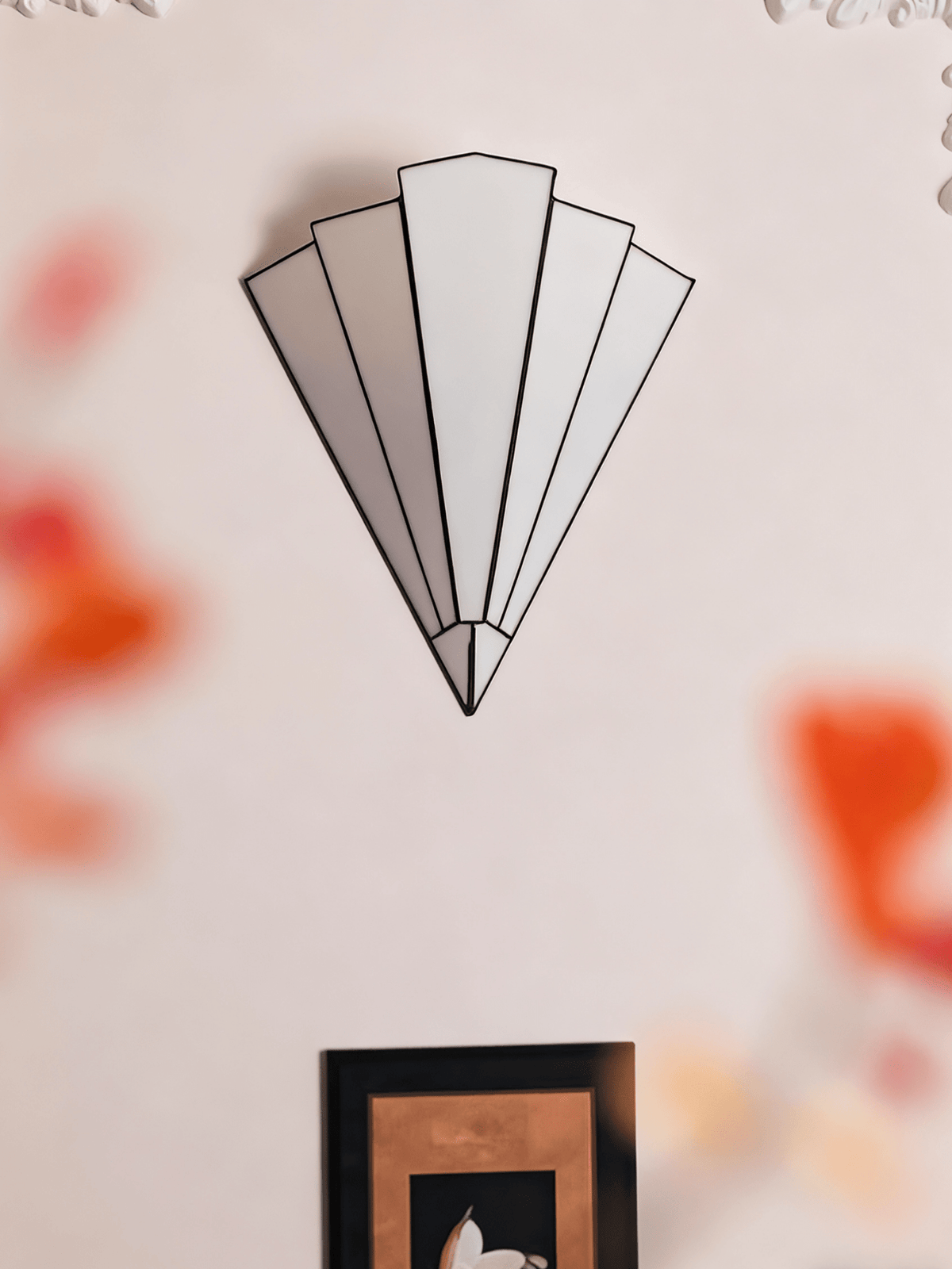 Lila Deco Wandleuchte