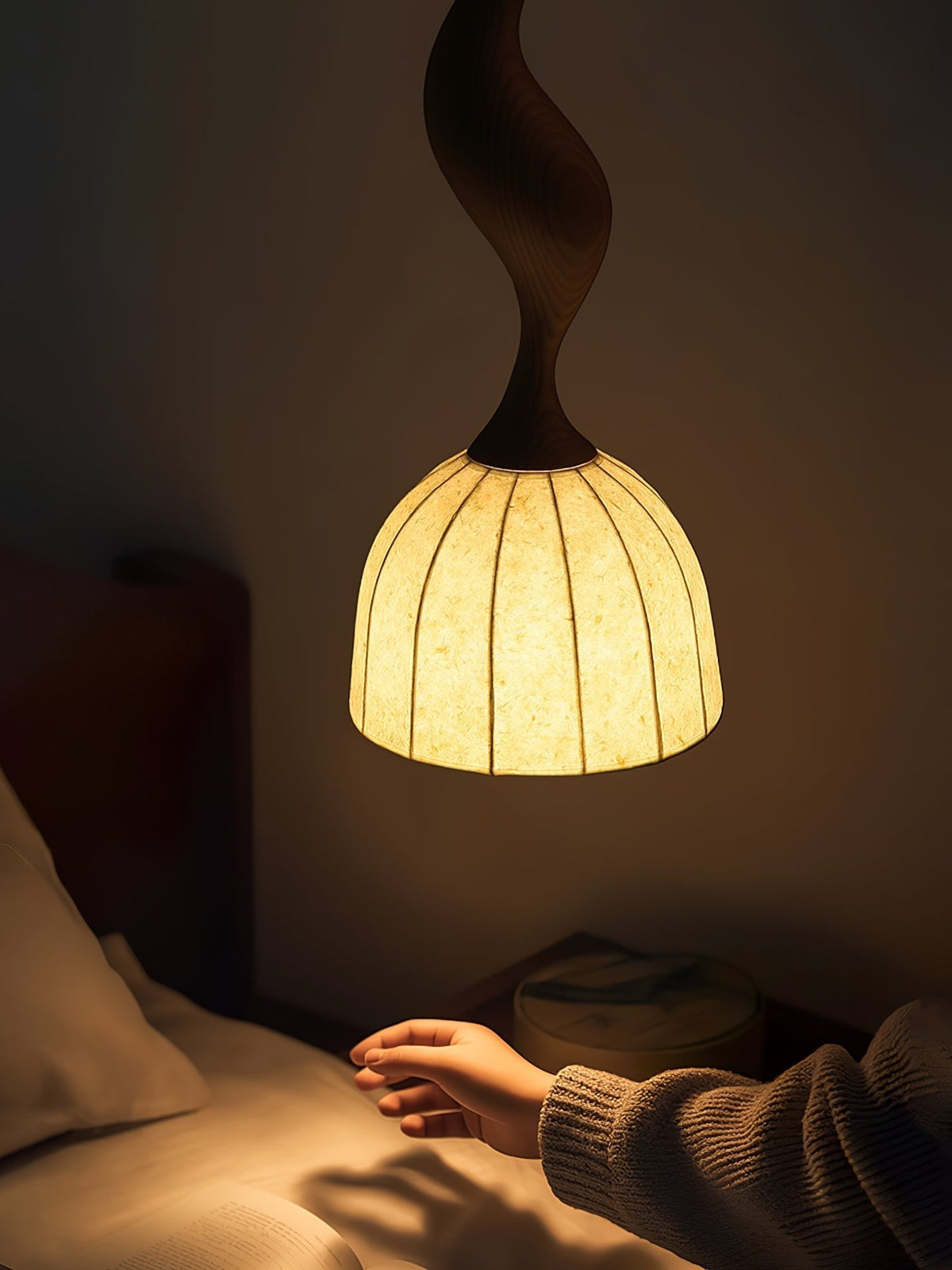 Colire Kreativität verdrehtes Holz Pendelleuchte