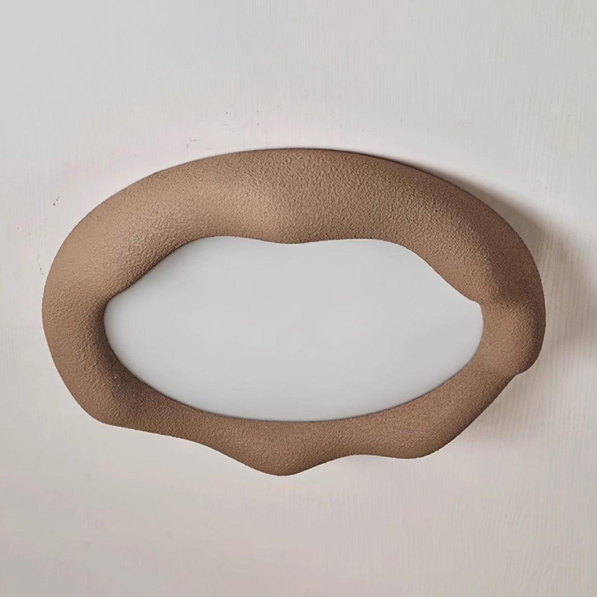 Deckenleuchte Organic Kunstharz und Fiberglas-Fixture in Beige