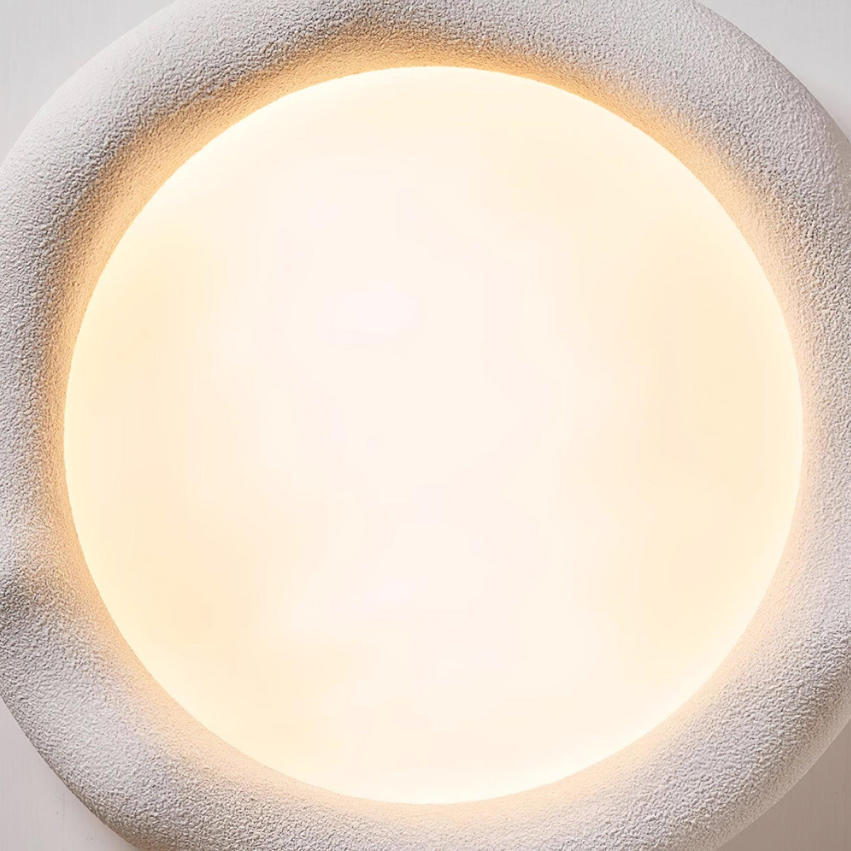 Deckenleuchte Organic Kunstharz und Fiberglas-Fixture in Beige