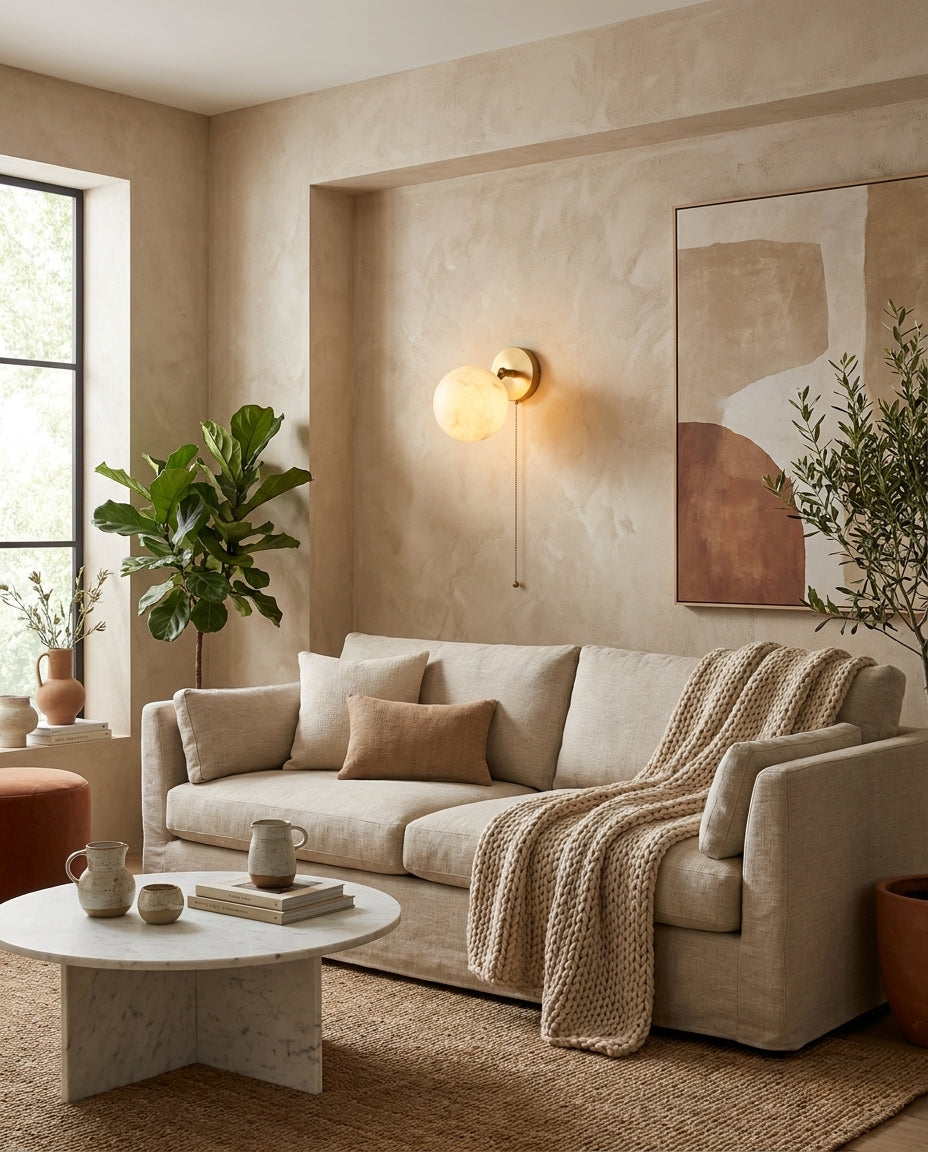 Grafthill Alabaster-Wandleuchte