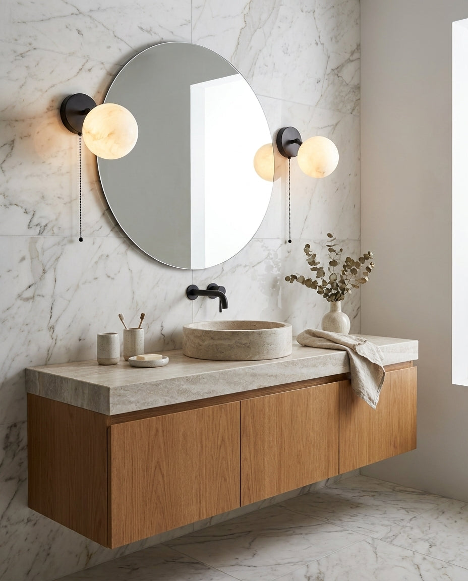 Grafthill Alabaster-Wandleuchte