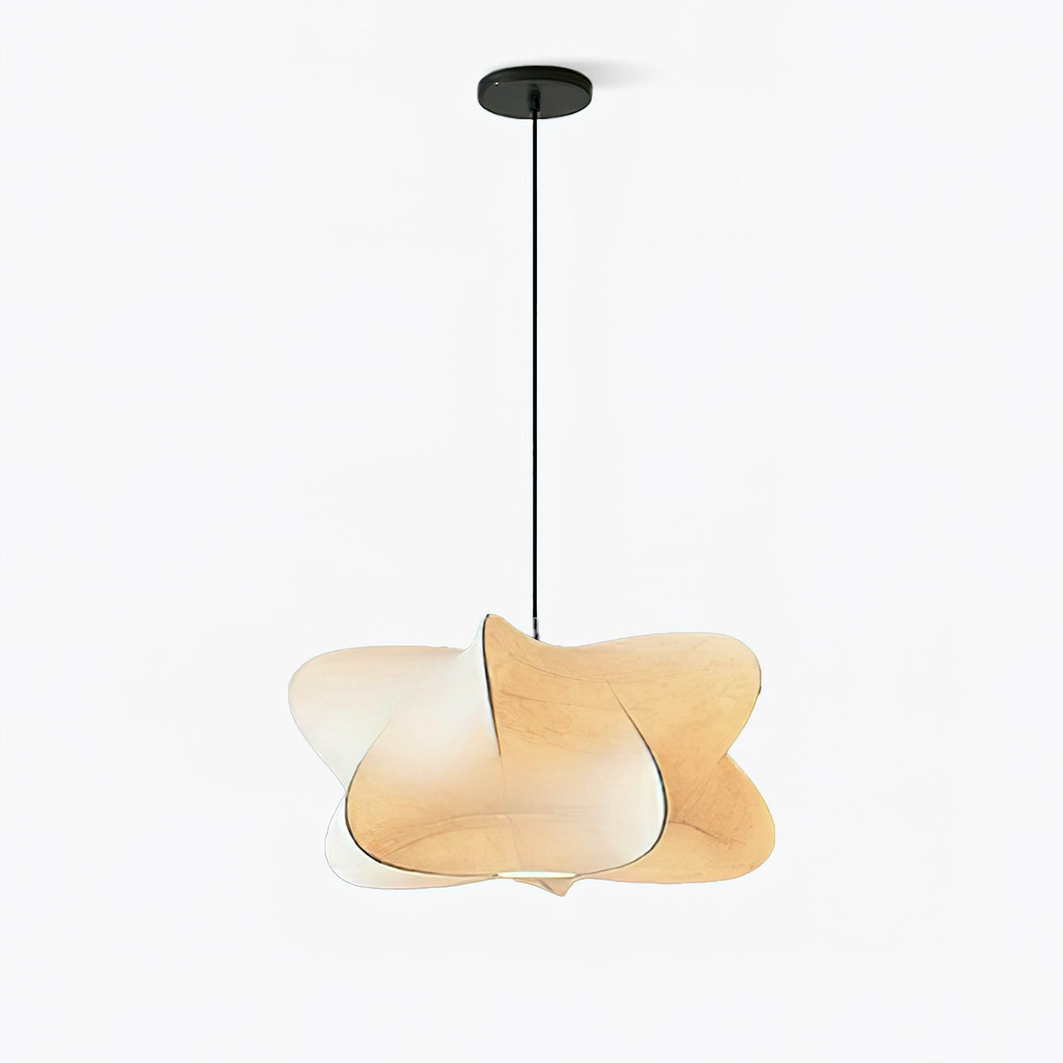 Luxe Seide zeitgenössische Pendelleuchte
