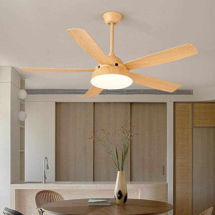 Orvino Deckenventilator mit Beleuchtung aus Holz