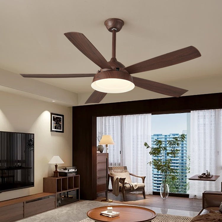 Orvino Deckenventilator mit Beleuchtung aus Holz