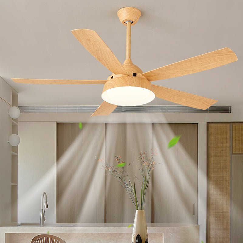 Orvino Deckenventilator mit Beleuchtung aus Holz