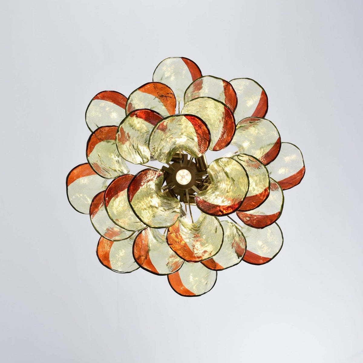 Celoraria Kronleuchter Murano-Glas-Blütenblätter Elegant