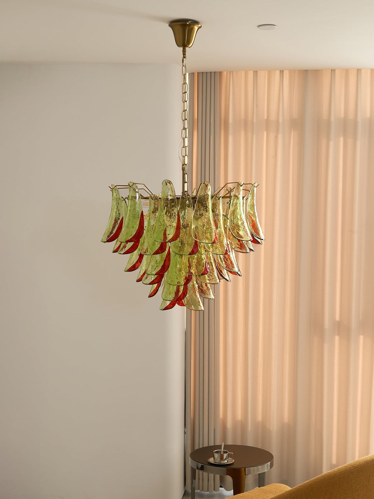 Celoraria Kronleuchter Murano-Glas-Blütenblätter Elegant