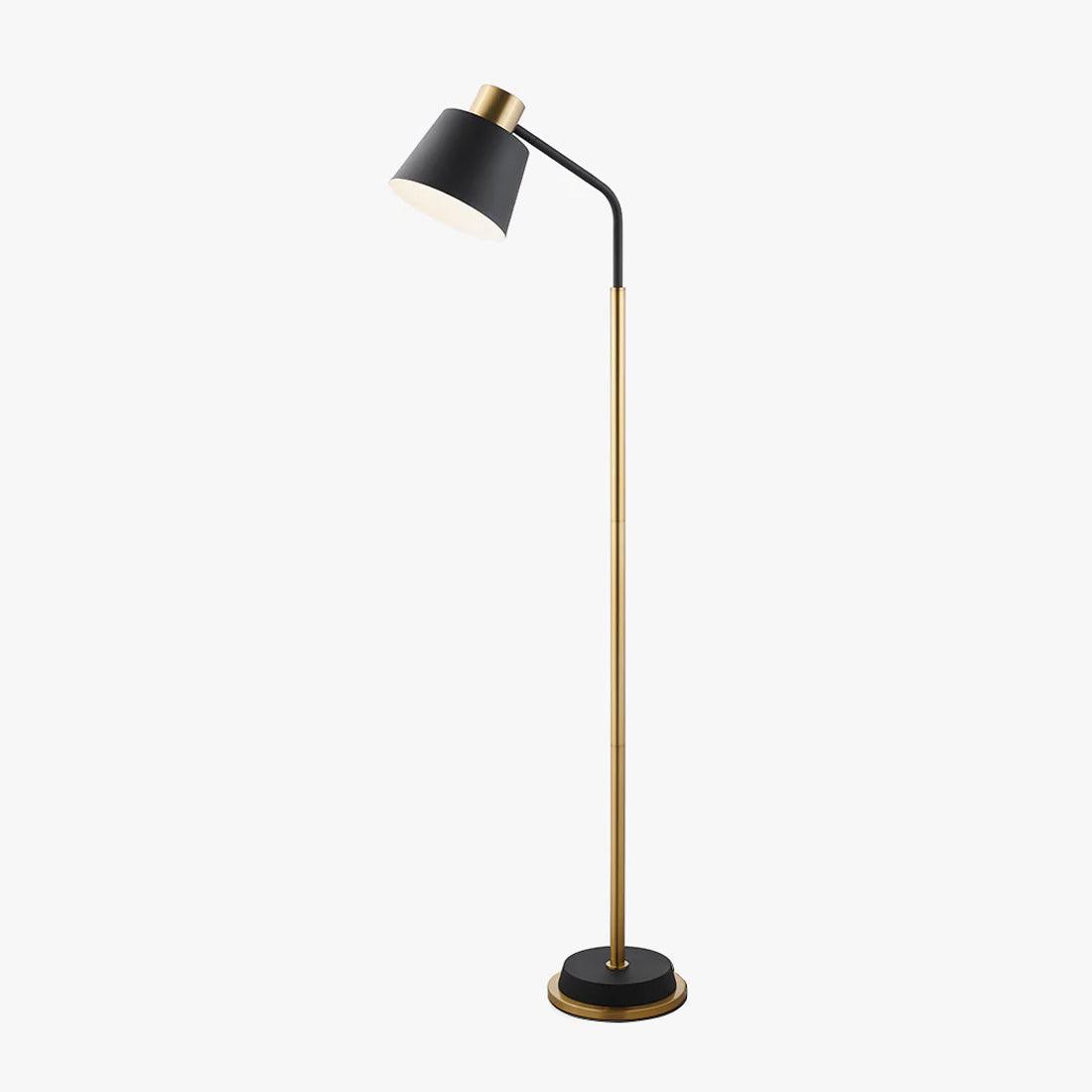 Xildas Schwarz & Gold Minimalistische Stehleuchte
