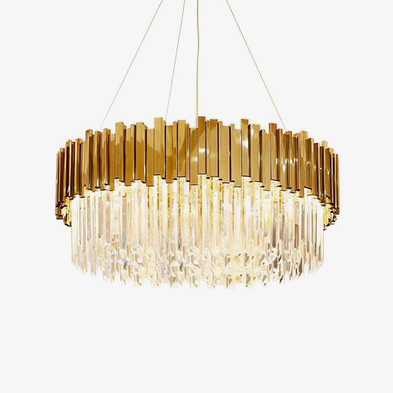Avenu Kronleuchter Kronleuchte Gold Kristall Golden